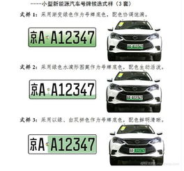 新能源車專屬綠色號牌 六位號碼的環保新標識